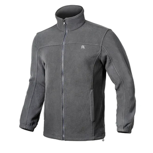 Autumn and Winter Men <strong>Grey</strong> Winter <strong>Jackets</strong> Inner <strong>Fleece</strong> <strong>Jacket</strong> - Product Image 1