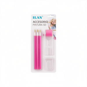 Set di Accessori per Penna da Pittura 5D ILAN, Kit Rosa 3 Pezzi per Diamond Art - Product Image 1