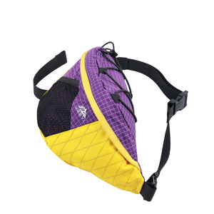 Sac banane léger bicolore, sac de taille avec poche en filet pour les voyages et la randonnée en extérieur - Product Image 3