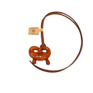 2025 DIY Handmade Pretzel Bread Charm Pendant Car Ornament <b>Backpack</b> Hanging Accessories Women Bag Handbag Keychain Decoration - Product Image 4