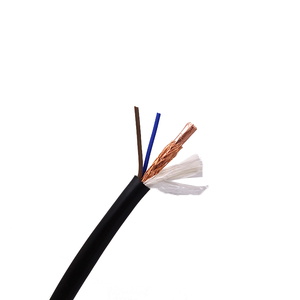 OEM CCS CCA COPPER BC <span class=keywords><strong>RG59</strong></span> 2 <span class=keywords><strong>DC</strong></span> 2c siamois RG6 avec alimentation 0.75mm2 RG58 Economy + 2x0.50 75 Ohm CCTV Camera Coaxial Cable - Product Image 6