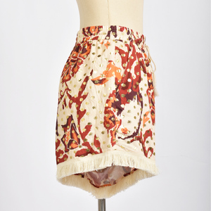 Ropa de mujer de alta calidad Novedad de verano Pantalones cortos de mujer elásticos con corbatas - Product Image 2