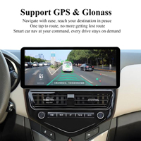 Radio para Auto Penhui 16+512GB Crystal Sound 850 Android 14 para Chevrolet Cruze 2009-2014, Pantalla de 12.3 Pulgadas, Reproductor de DVD Multimedia