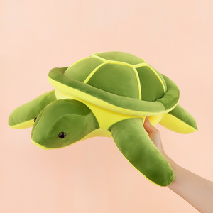 Juguetes de peluche de tortuga verde, cojín suave de tortuga, almohada <span class=keywords><strong>Oogway</strong></span>, respaldos, Tortuga de ojos grandes, muñecos de animales de peluche, regalo para niños barato - Product Image 5