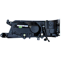 Phares LED 12V/24V en gros d'usine pour Toyota Coaster Bus 2007-2016, projecteur à double lentille, amélioration DRL, phare modifié