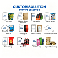 Sachets personnalisés pour miel, scellés à chaud, avec encoches de déchirement, mini-sachets en plastique pour liquides, sachets de miel royal
