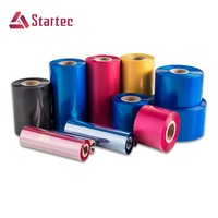 Cinta de Transferencia Térmica de Cera/Resina para Impresora de Etiquetas de Códigos de Barras, Compatible con TTR, 40-110*300, Venta al Por Mayor de Fábrica