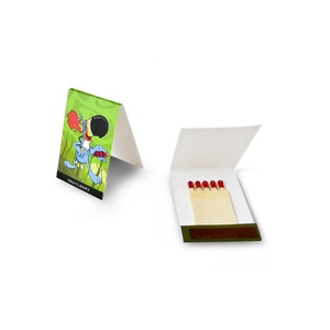 Pretty Cheap Colored Wood Sticks Matches Gift <strong>Matchbook</strong> - Product Image 2