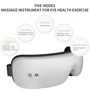 Smart Augen massage Instrument Vibration Augen pflege Massage gerät Airbag Komprimieren Bluetooth Musik <span class=keywords><strong>Eye</strong></span> Relax Müdigkeit Massage Schlaf maske - Product Image 4