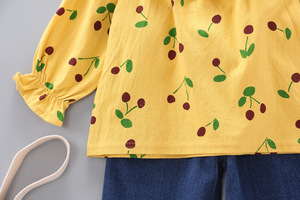 Vêtements pour enfants en gros, ensembles de jogging pour filles, 2 ensembles de vêtements, ensemble chemise et pantalon, en provenance d'Express Turquie - Product Image 4