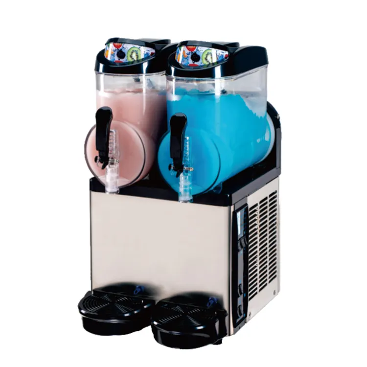 Horus 12L * 2T heißer Verkauf einfach zu bedienender Slush Frozen Drink Slush Maschine für kommerzielle Zwecke