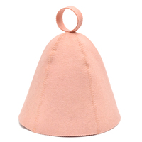 Chapeau de sauna en laine naturelle 100% pour hammam turc et casquette thermique traditionnelle russe Banya