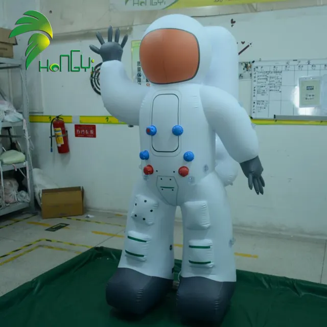 Рекламная надувная игрушка инопланетянин астронавт со светодиодной подсветкой