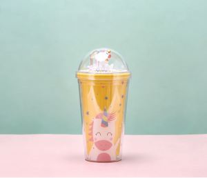 Custom Logo Personalization <b>Measuring</b> 16oz PP PET U Shape Clear Disposable Plastic Cups for Boba Bubble Milk Tea Parties <b>Drinks</b> - Product Image 3