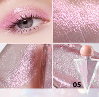 Fard à paupières liquide OEM en gros, illuminateur personnalisé, maquillage scintillant
