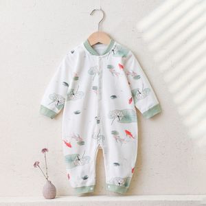 Mono de Algodón para Recién Nacidos, Suave al Tacto, Manga Larga, Sin Costuras, Ropa Cómoda para Bebés Niños y Niñas, con Logotipo Personalizado - Product Image 1
