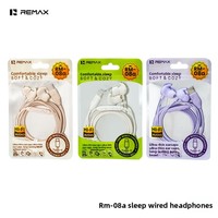 Écouteurs intra-auriculaires filaires Remax avec télécommande, microphone, port Type-C, sans réduction de bruit, non étanches, en silicone