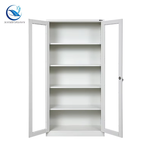 Armoire <span class=keywords><strong>de</strong></span> classement métallique moderne à 2 portes battantes pour écoles et hôpitaux, en acier, pour <span class=keywords><strong>bureau</strong></span> - Product Image 3