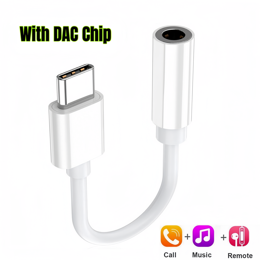 Type C avec puce DAC -Blanc
