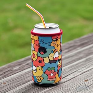 Insulated Custom Design Sublimation 3mm 5mm Neoprene <b>Beer</b> Can Sleeve Bottle Cooler Drink Stubby Cooler - Product Image 2