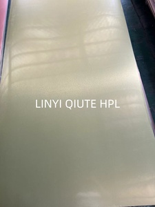 Láminas Decorativas de Laminado HPL Remica Serie Metal, Diseño Moderno, Resistentes al Agua, Ignífugas, Marca Qiute, <span class=keywords><strong>Precio</strong></span> de Fábrica, <span class=keywords><strong>Formica</strong></span> Dorada - Product Image 4