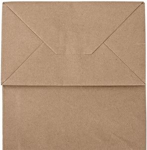 Sac en papier kraft brun recyclé personnalisé, qualité alimentaire, pour emporter, avec logo imprimé, sac de boulangerie pour aliments, vêtements et promotion - Product Image 3