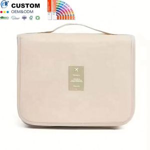 Neceser de Viaje Colgante con Gancho, Organizador de Accesorios de Baño, Bolsa de Maquillaje y Cosméticos para Hombre y Mujer - Product Image 1