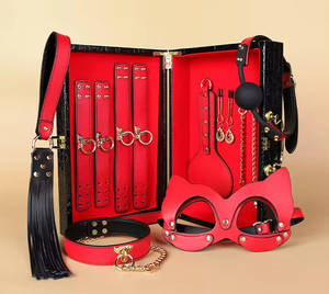 Kits de Bondage de Cuero Genuino, Set de Restricción BDSM para Juegos Eróticos, Juguetes de Cosplay para Adultos para <span class=keywords><strong>Parejas</strong></span> - Product Image 6