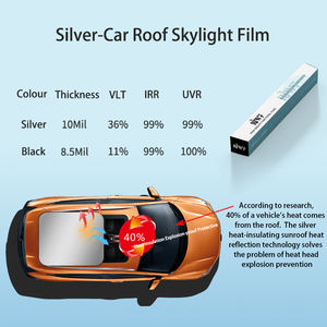 <span class=keywords><strong>Film</strong></span> <span class=keywords><strong>de</strong></span> fenêtre <span class=keywords><strong>de</strong></span> <span class=keywords><strong>toit</strong></span> ouvrant <span class=keywords><strong>de</strong></span> voiture à rejet <span class=keywords><strong>de</strong></span> chaleur élevé 1.52*15m 8.5Mil <span class=keywords><strong>Film</strong></span> <span class=keywords><strong>de</strong></span> protection <span class=keywords><strong>anti</strong></span>-<span class=keywords><strong>UV</strong></span> <span class=keywords><strong>anti</strong></span>-rayures PPF <span class=keywords><strong>Film</strong></span> <span class=keywords><strong>de</strong></span> protection <span class=keywords><strong>de</strong></span> <span class=keywords><strong>toit</strong></span> automatique - Product Image 2