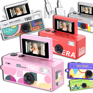 กล้องวิดีโอขนาดพกพา SourcingArk Retro Miniature Resolution Pocket Campus Outdoor Compact Thumb MicroSD 720P HD Vlog สำหรับถ่ายภาพ รุ่น LK-030 - Product Image 1