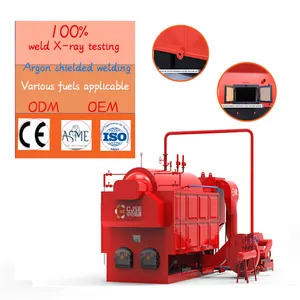 CJSE Solid Fuel 1 Ton 2 Ton 4 Ton Steam Boiler Wood Pellet Boiler 1 Ton Hour 7 Bar Biomass Steam Boiler For Cheese Machine