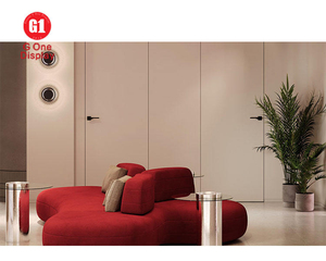 Cream Style Nail <b>Bar</b> Display Furniture Set | Modern Popular Hair Salon Station & Custom Nail Salon Interior Design - Product Image 6