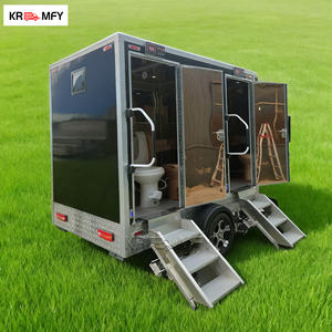 Toilettes et salle de douche mobiles en acier 2026, salle de bain portable, remorque de toilettes pour utilisation en parc - Product Image 4