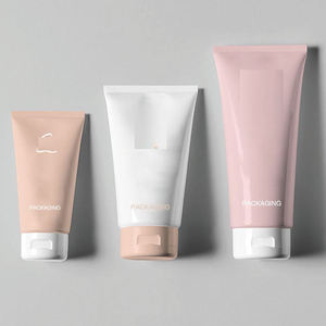 Botella vacía rellenable de plástico esmerilado, tubos blandos de maquillaje para viaje, contenedor con tapa superior abatible o tapa de tornillo - Product Image 5