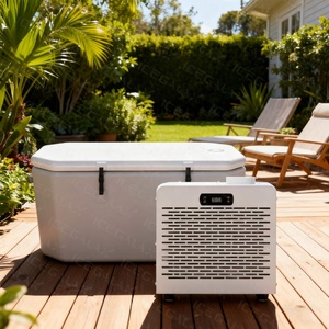 ชุดอ่างแช่น้ำเย็นแบบเป่าลมพร้อมเครื่องทำความเย็น 0.5HP/0.8HP และระบบฆ่าเชื้อโอโซน สำหรับฟื้นฟูร่างกายหลังออกกำลังกายที่บ้านหรือยิม - Product Image 5