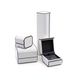New arrival octagonal microfiber necklace box jewelry packing box ring pendant jewelry packing storage box