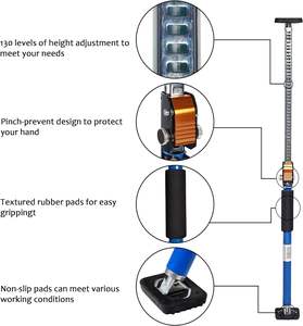 เสาค้ำยันเพดานแบบยืดหดได้ 65-115 ซม. คานรองรับแบบปรับได้ สำหรับงาน DIY - Product Image 4