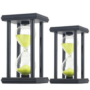 Bán buôn hiện đại sáng tạo đồng hồ cát 30/60 PHÚT vuông bằng gỗ cát hẹn giờ đồng hồ cho quà tặng văn phòng trang trí nội thất - Product Image 6