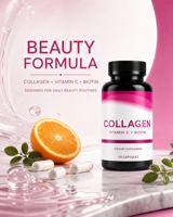 Capsules de Super Collagène OEM ODM avec Vitamine C et Biotine pour la Beauté de la Peau, des Cheveux et des Ongles