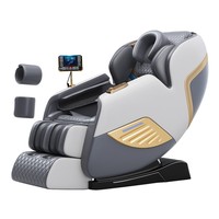 Silla de spa de masaje eléctrica de lujo de alta calidad C81 de Guangdong 4D 3D masaje de cuerpo completo de gravedad cero precio plegable portátil