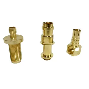 Brass Compression Fitting Male Coupling Pipe Fitting Male Quick Connector Union Compression Adaptor