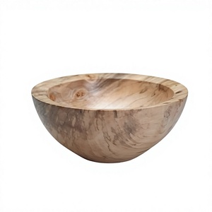 Tazón para Servir de Madera de Acacia Ecológica con Diseño Vintage, Pulido, para Servir Ensaladas en Fiestas, Venta al por Mayor, BS INTERNATIONAL, 0.4 kg - Product Image 5