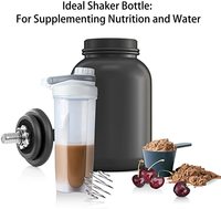 Mélangeur de bouteilles d'eau de Sport en gros, boule de mélangeur de poudre de protéines en plastique sans BPA avec couvercle à vis