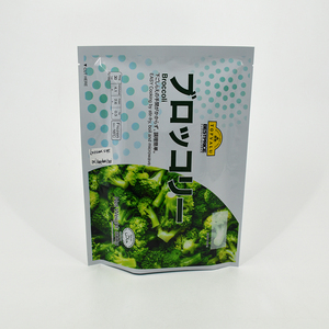 300g di Broccoli congelati a prova di <span class=keywords><strong>acqua</strong></span> a prova di colore personalizzato facile da usare PET/VMPET/PE sacchetto piatto in plastica a tre lati con termosaldatura - Product Image 1