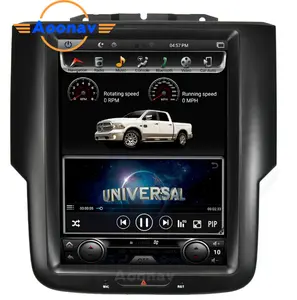 AOONAV car multimedia GPS Navigation Auto radio 12.1 inch For Dodge RAM 1500 2014-2018 built in free map GPS navigation
