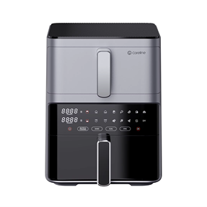 Friteuse à air numérique double cœur haut de gamme, grande capacité, multifonctionnelle, personnalisée, allemande, sans huile, argentée - Product Image 1
