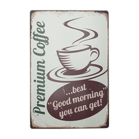 Plaque métallique Vintage, affiches rétro pour café et café, en fer, panneau italien café, décor mural de cuisine et de Bar