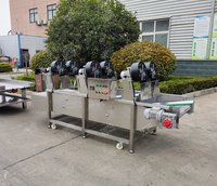 SUS304 draadgaas omkeerbare bandkoeltransporteurs met ventilatoren voor koelen en drogen, lucht droogmachine