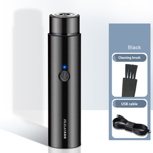 Mini <span class=keywords><strong>Afeitadora</strong></span> Eléctrica Portátil para Hombre, Maquinilla de Afeitar Eléctrica Recargable por USB, <span class=keywords><strong>Afeitadora</strong></span> Facial y Corporal para Hombre, Depilación - Product Image 1