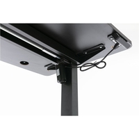Bureau modulaire convertible à moteur électrique unique, bureau à domicile, hauteur réglable, plateau en métal, table moderne pour café, jeux et ordinateur